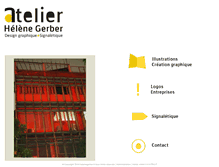 Tablet Screenshot of helenegerber.fr